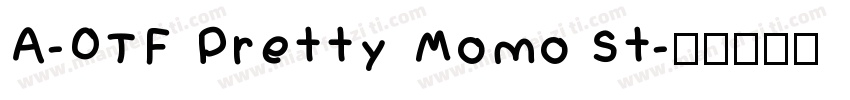 A-OTF Pretty Momo St字体转换